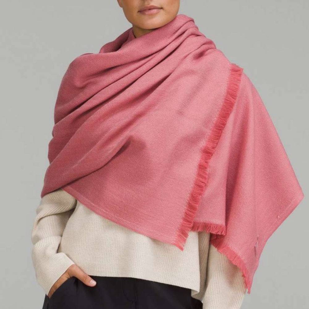 Lululemon Wool Blanket Scarf